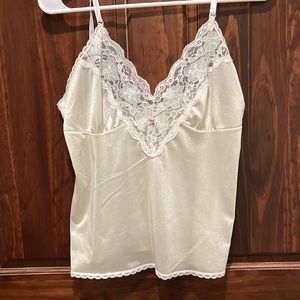 Lace & Satin Camisole 🌷